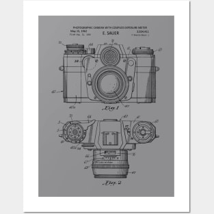 Vintage Camera Patent Print 1962 Posters and Art